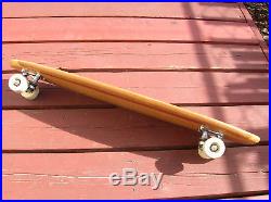 Vintage hobie super surfer multi wooden sidewalk skateboard surfboard 1960 jumbo