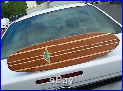 Vintage hobie super surfer multi wooden sidewalk skateboard surfboard decal box