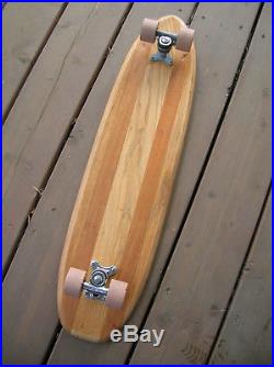 Vintage hobie super surfer wooden skateboard sidewalk surfboard 1960s multi lam