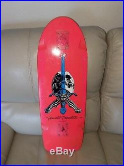 Vintage powell peralta skateboard deck 1978 Sword and Skull old school OG