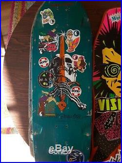 Vintage powell peralta skateboard deck Sword And Skull pig brite Og