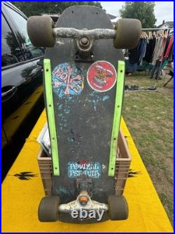 Vintage powell peralta skateboard sword skull gullwing sims street VCJ complete