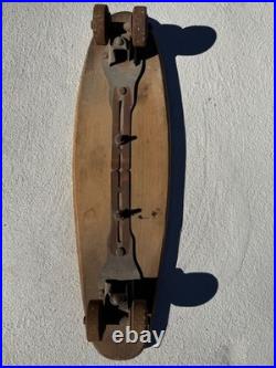 Vintage skateboard 1950's Homemade Skate board