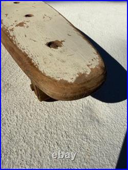 Vintage skateboard 1950's Homemade Skate board