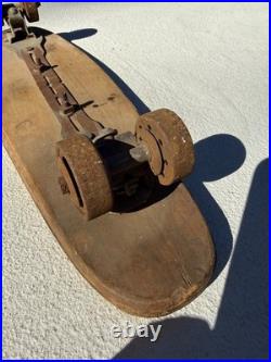 Vintage skateboard 1950's Homemade Skate board