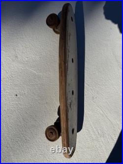 Vintage skateboard 1950's Homemade Skate board