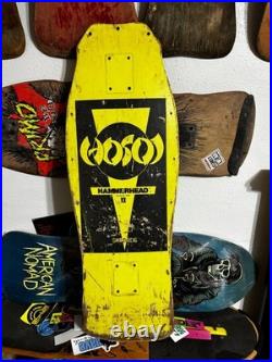 Vintage skateboard Og Rare Yellow Shiiiit Hosoi Sucks Not Nos