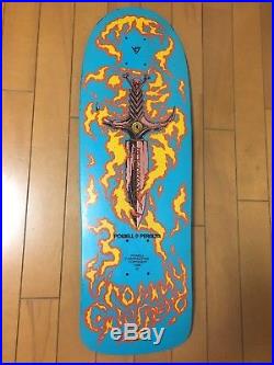 Vintage skateboard Powell Peralta 1986 Tommy Guerrero XT dagger round nose