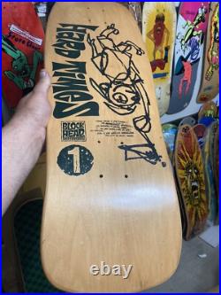 Vintage skateboard Rare Og Not Nos. Blockhead 1