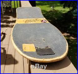 Vintage skateboard Santa Cruz Jason Jesse Neptune shark tail OG 80's old school