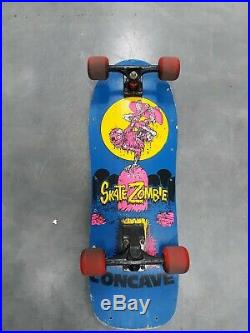 Vintage skateboard Valterra Skate Zombie Skateboard Concave Team Deck