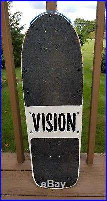 Vintage skateboard Vision 10 Shredder Concave Nice! 80's old school