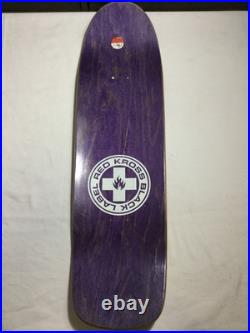 Vintage skateboard deck Black Label Christian Hosoi Kross Rising Sun Graphic