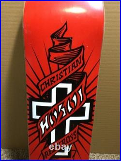 Vintage skateboard deck Black Label Christian Hosoi Red Kross Rising Sun Graphic