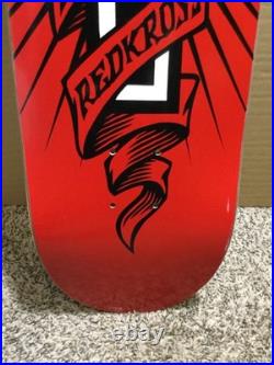 Vintage skateboard deck Black Label Christian Hosoi Red Kross Rising Sun Graphic
