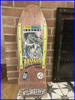 Vintage skateboard deck, ZORLAC, Donny Myhre. Original 80s. Powell Peralta Alva