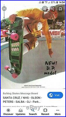 Vintage skateboard santa cruz Duane Peters Bone Independent