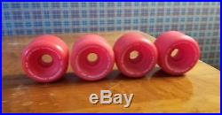 Vintage skateboard wheels NOS Powell Peralta Crossbones Hot Pink OG 80's