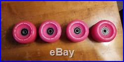 Vintage skateboard wheels NOS Powell Peralta Crossbones Pink OG 80's old school
