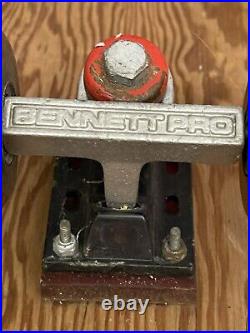Vintage wood skateboard with Bennett Pro trucks OBO
