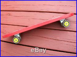 Vintage wooden FLI BACK skate racer sidewalk surfboard skateboard clean skater