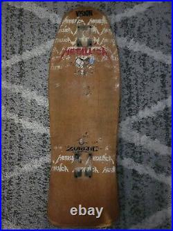 Vintage zorlac Metallica skateboard
