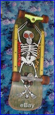 Vision 5 Tom Groholski Skeleton Skateboard Deck Authentic KID DELICIOUS
