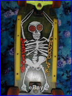 Vision 5 Tom Groholski Skeleton Skateboard Deck Authentic KID DELICIOUS