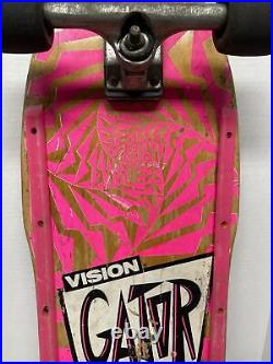 Vision Gator Mark Rogowski Pro Model Vintage 80s Skateboard Complete Rare