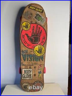 Vision Jinx Pro Model Marty Jimenez Skateboard Deck Vintage Original 1986 Wood