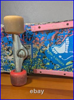 Vision John A. Grigley 80's Skateboard Deck The Girgley Skull Vision Skateboard