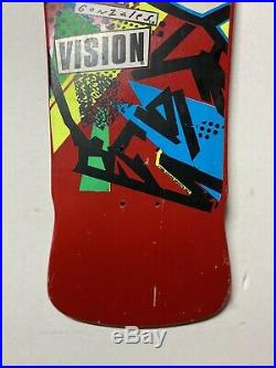 Vision Mark Gonzales Skateboard Original NOS 1986 Krooked Real Deal