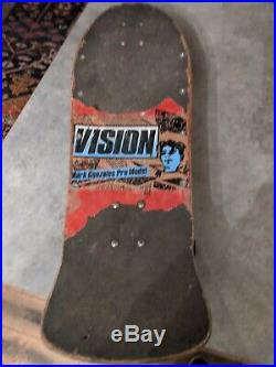 Vision Skateboard Deck Mark Gonzales Pro Model venture Powell gorrilla ribs blue