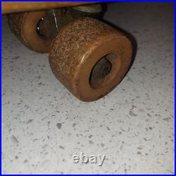 Vtg 1950s-1960s Ward's Hawthorne Skateboard Wheels Complete Clay Wheels HTF GUC