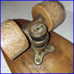 Vtg 1950s-1960s Ward's Hawthorne Skateboard Wheels Complete Clay Wheels HTF GUC