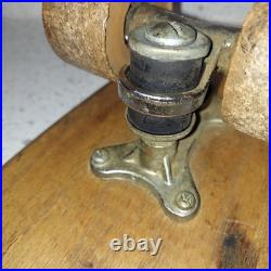 Vtg 1950s-1960s Ward's Hawthorne Skateboard Wheels Complete Clay Wheels HTF GUC