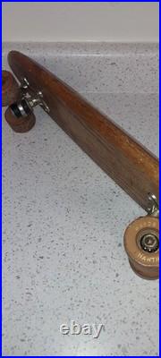 Vtg 1950s-1960s Ward's Hawthorne Skateboard Wheels Complete Clay Wheels HTF GUC