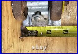 Vtg 1950s/60s HAWAIIAN SURFER Skateboard Steel Wheels with Yellow HUB CAPS Union