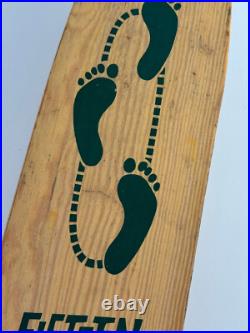 Vtg 1960's NASH Sidewalk Surfboard Skateboard #1 DARK GREEN near mint