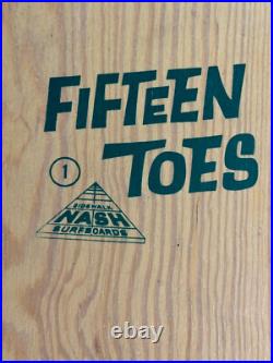 Vtg 1960's NASH Sidewalk Surfboard Skateboard #1 DARK GREEN near mint