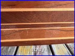 Vtg 1960s Hobie Super Surfer Skateboard Deck Vita Pakt Wood Navy USS Spear Award