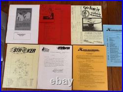 Vtg 1970s Skateboard Dealer Advertisements RARE Ermico Stroker Hobie Skatebrake