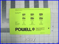 Vtg 1970s skateboard ephemera Powell Bones Wheels Cubics spec sheet