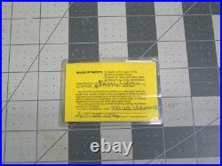 Vtg 1980 Olympic Skate Park original ID card