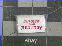 Vtg 1980s Thrasher Magazine sealed skateboard sticker pack 25 Skate Destroy sm