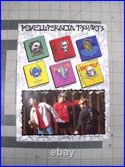 Vtg 1980s skateboard Flyer Powell Peralta T Shirts Bones Brigade