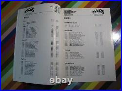 Vtg 1980s skateboard catalog 1989 Titus Distribution Zorlac Powell Thrasher +