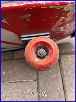 Vtg 1984 Santa Cruz Duane Peters Skateboard Tracker SXTRACK Trucks G&S Wheels Vtg 1984 Santa Cruz Duane Peters Skateboard Tracker SXTRACK Trucks G&S Wheels
