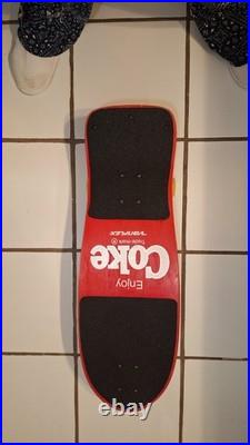 Vtg 1987 Coca Cola Variflex Max Headroom Catch The Wave Skateboard Ex Cond
