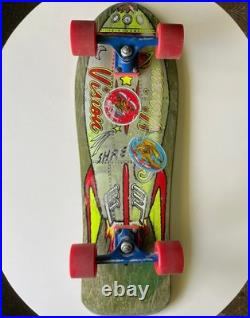 Vtg 1988 VISION SHREDDER 3 Skateboard Deck COMPLETE w\ Trucks Wheels 80s OG EX+